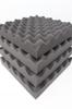 [Ready-to-use Corrugated 5cm Set of 4] Soundproofing Fast Lab Extra Thick Corrugated Urethane Foam Sponge Sound Absorbing Material Cushioning