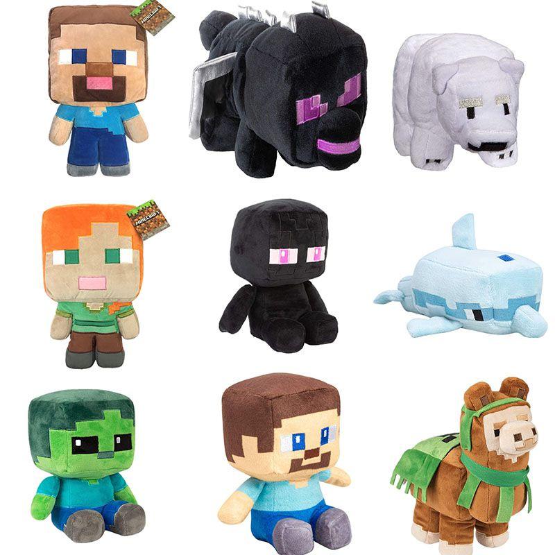 Minecraft Soft Plush Toy Animal Stuffed Pixel Doll Gift For Kids