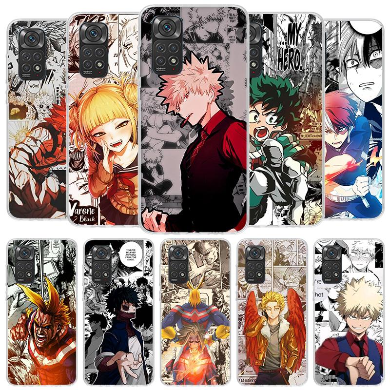 My Hero Deku Cover Phone Case For Xiaomi Redmi Note 15 14 13 12 11 10 Pro Plus 14S 12S 11S 11T 11E 10S Soft Fundas Shell Redmi N