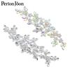 Crystal Branch AB Silver Rhinestone Flower Sew-on Wedding Dress Accessory