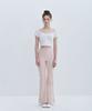 Moabel Contour Line Ribbon Pants - Pink