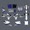 For Yamaha YZ 250F 2014-2018 YZ450F 2014-2017 2016 2015 Motorcycle Graphics Background Decals Stickers Customize YZF 250 YZF 450