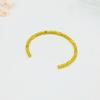 Simple Temperament 304 Stainless Steel Adjustable Open Cuff Bracelet