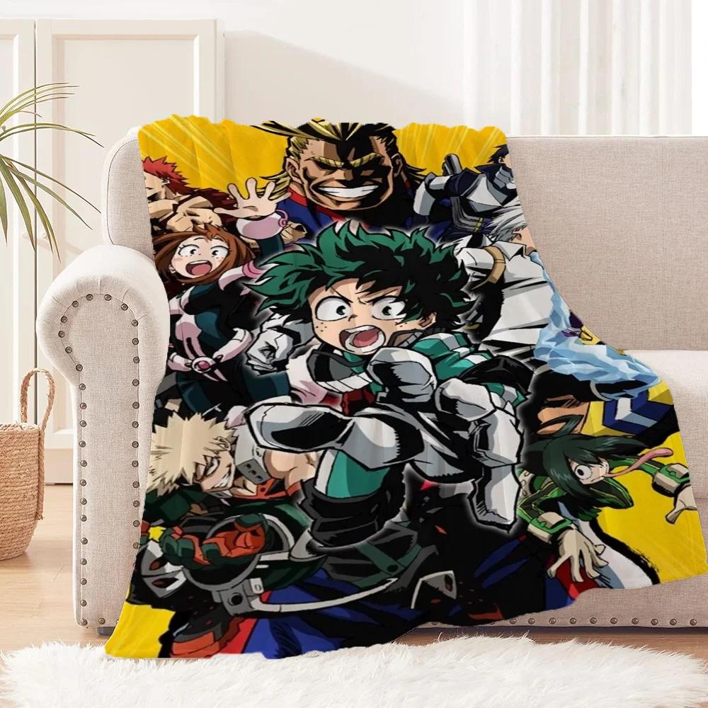 Luxury Blankets & Throws My Hero Academia Fluffy Plaid Funny Blanket Bed Blanket 150cm X 200cm Blankets Sofa Decoration Cobija