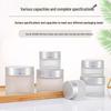Frosted Glass Refillable Cosmetic Bottles: 50g Face Cream Jars, 30g Eye Cream Jars, Mask Jars