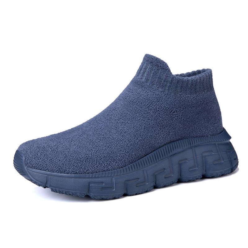 

+ Technology fly-woven noodles! Winter fashion breathable and comfortable fly-woven shoes, foot-fitting casual shoes for men 46 синий