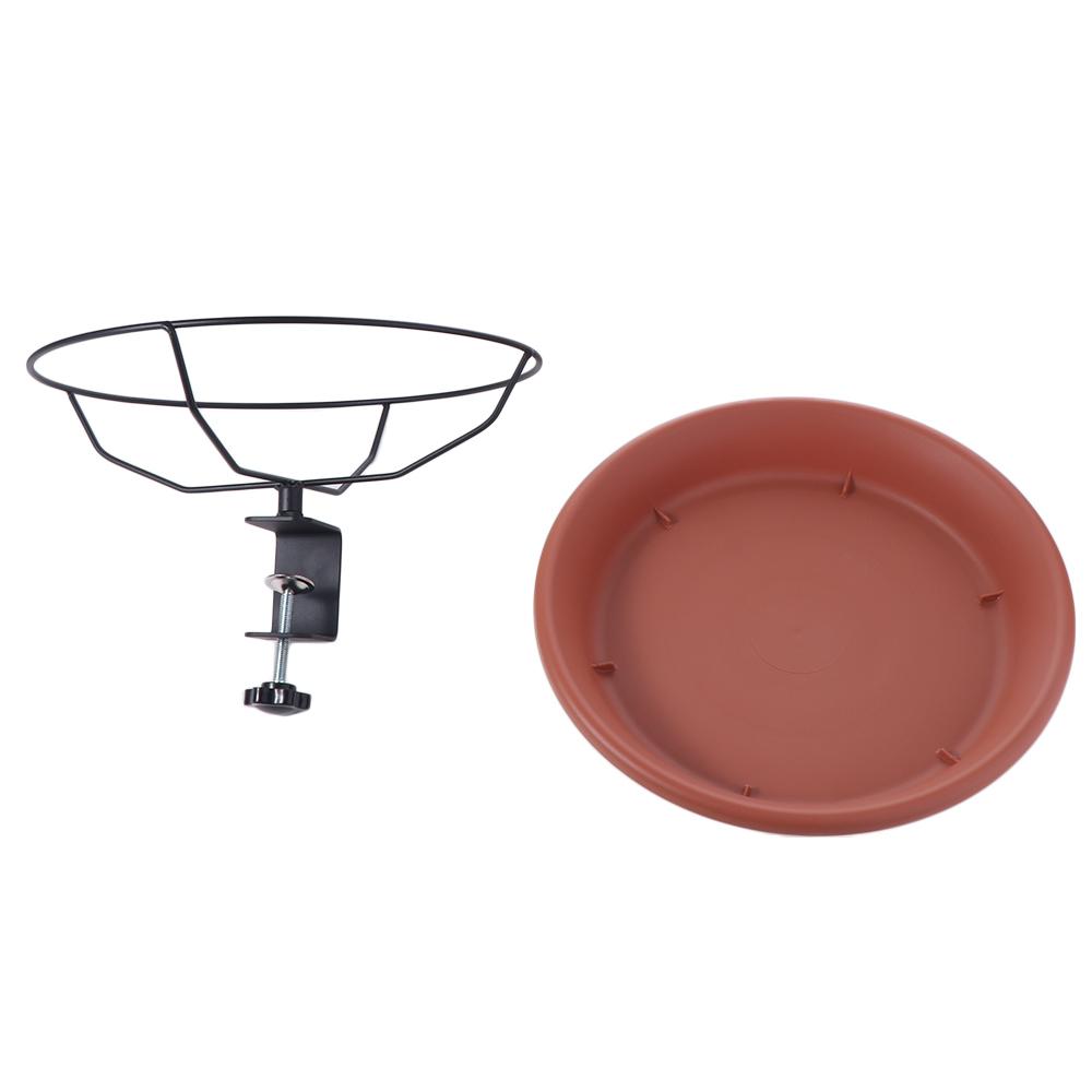Plastic Bird Bath Feeder Adjustable Deck Mounted Bird Bath Practical Garden Bird Bathtub  Outdoor