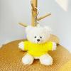 Wearable Teddy Bear Keychain Pendant – Plush Toy Gift for Graduation Season with Logo Print