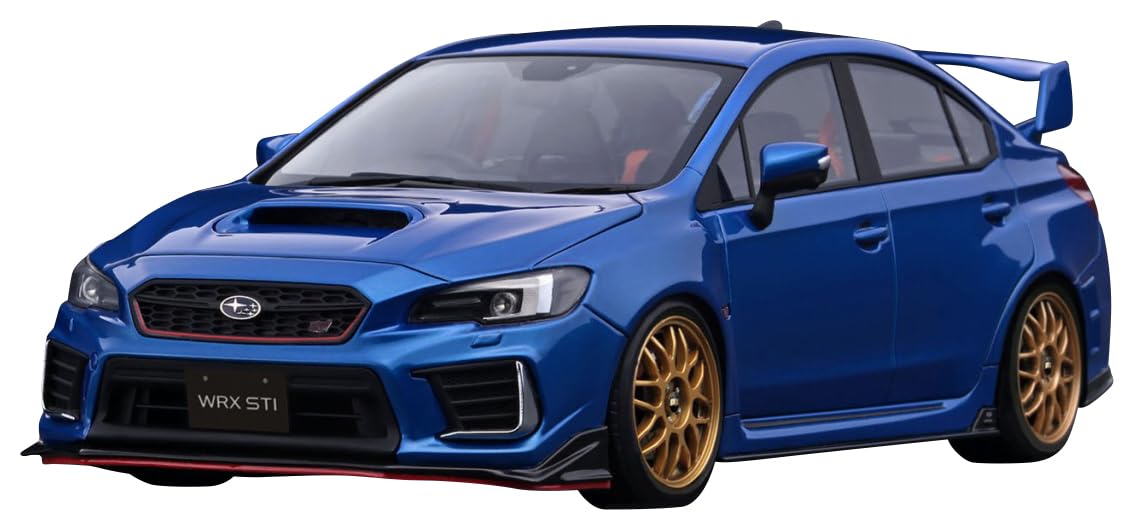 

модель зажигания Subaru WRX STI Blue Metallic готовое изделие 1/18 (CBA-VAB)