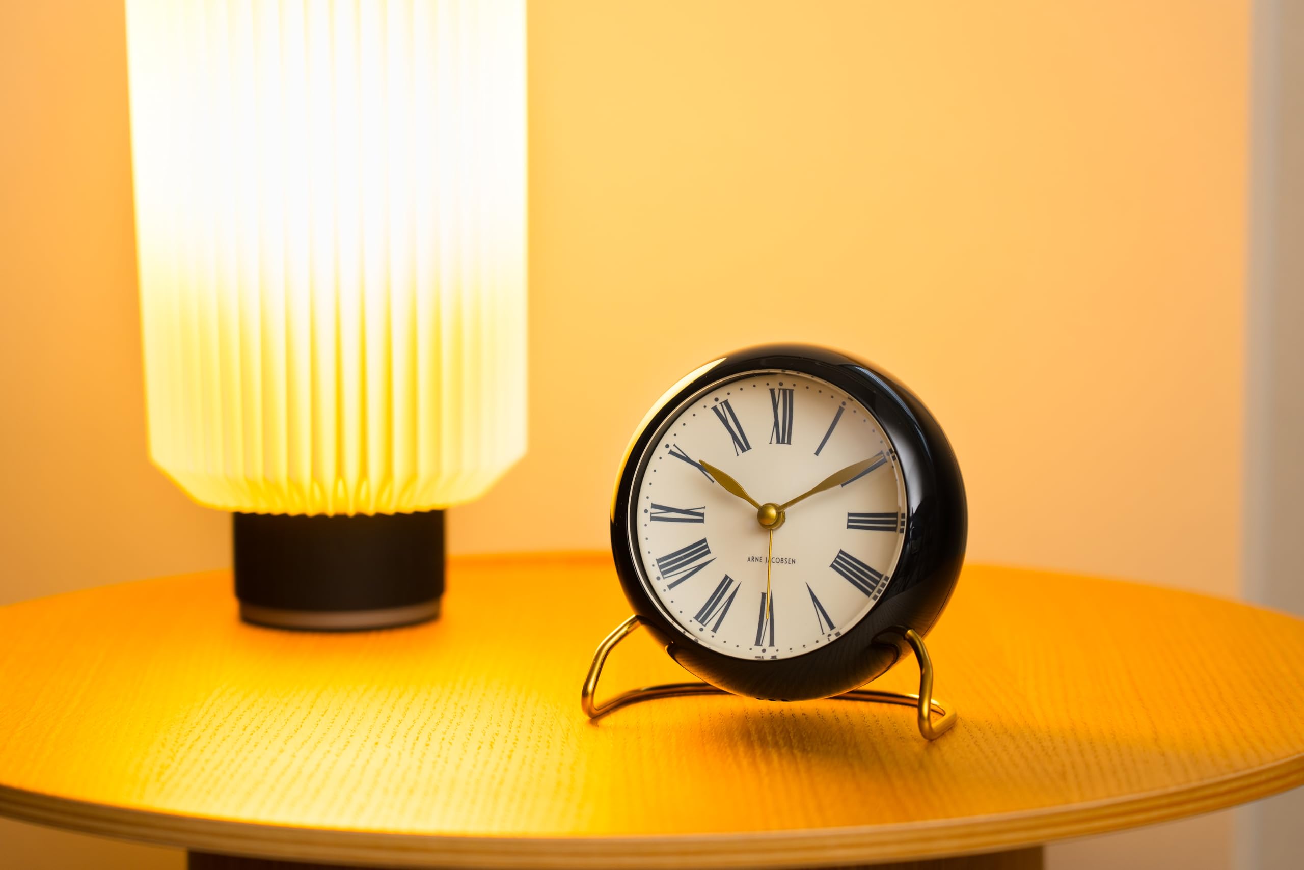 Buy ARNE JACOBSEN Table Clock Alarm Clock 11cm Scandinavian Design
