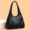 Women's Bag Large Capacity Portable Tote Bag Commuter PU Shoulder Crossbody Bag