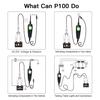 P100 TopDiag P100 2m Car Electrical Circuit Tester Automotive Power Scan Probe Circuit Kit 12V24V Battery Tester Diagnostic Tool