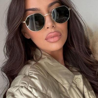 Gafas de Sol Polarizadas con Montura de Metal Para Hombre Mujer Redondas Vintage Marca de Lujo Diseñador Gafas de Sol Conducción Pesca Protección UV400