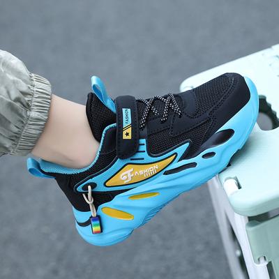 Boys' Sneakers 2025 Spring and Autumn New Classmates Breathable Children's Shoes Middle and Older Children Running Students Mesh Shoes Tide