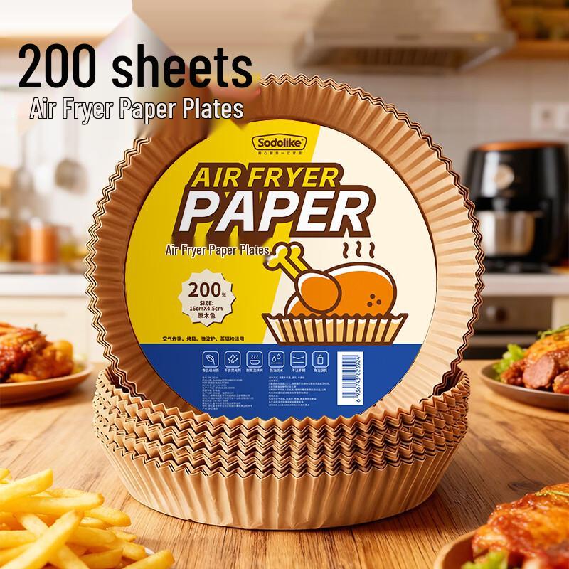 Sodolike Air Fryer Disposable Paper Liners