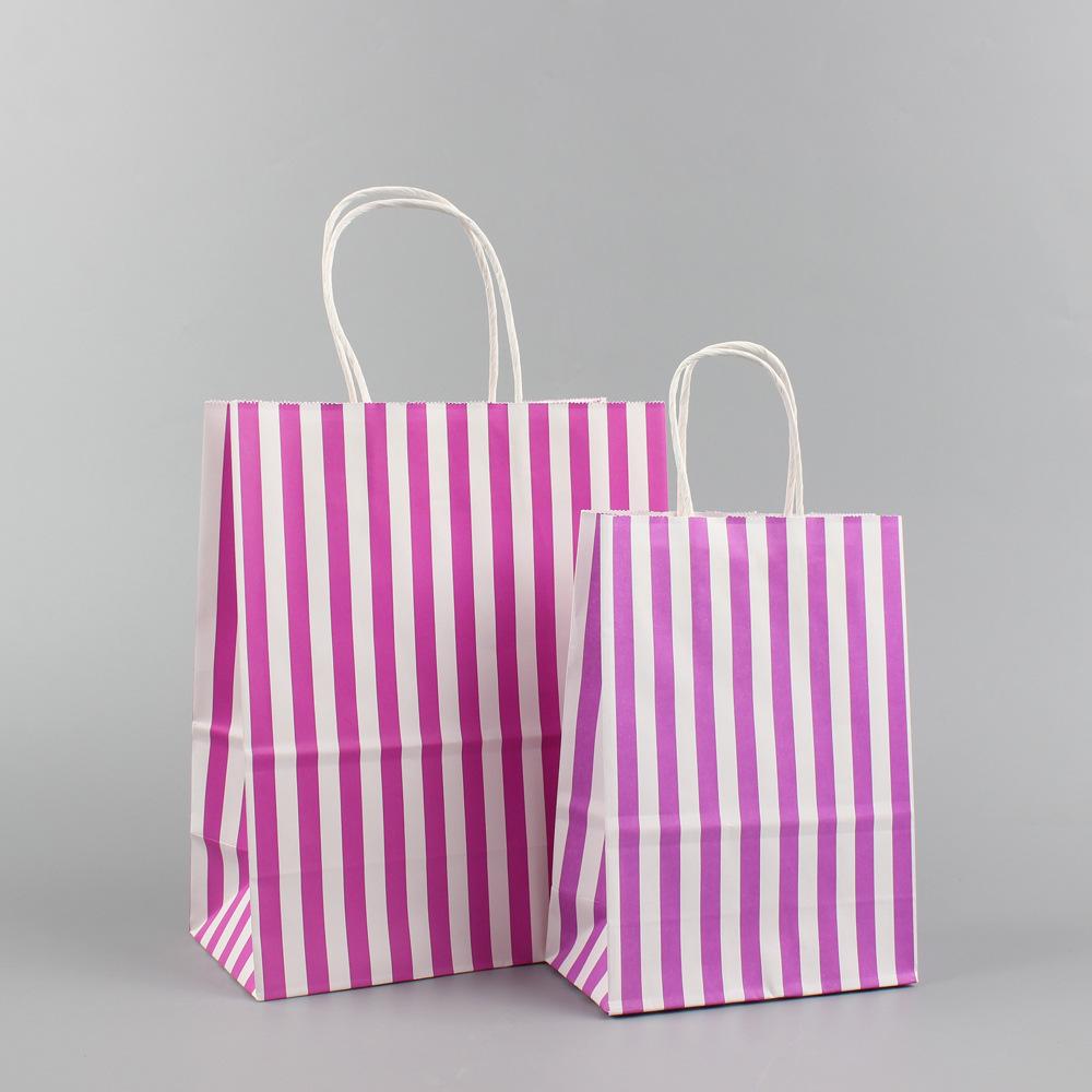 

Large Polka Dot Christmas Gift Bag - Portable Kraft Paper