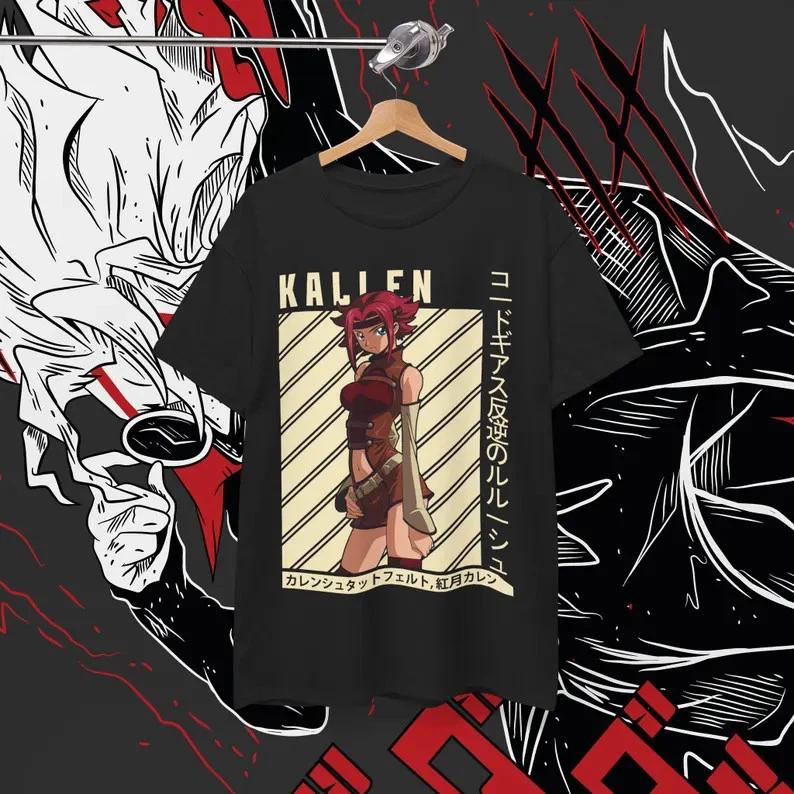 Kallen Kozuki Girl Anime Waifu Cosplay Unisex TShirt Gift Unisex 2 S