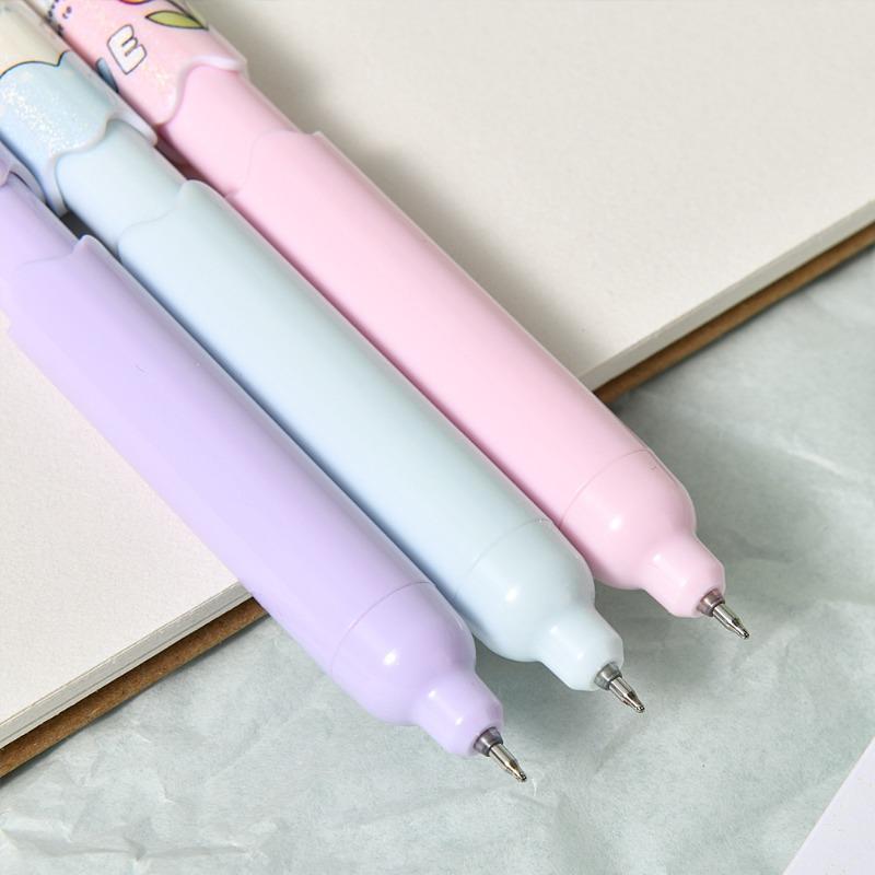 6pcs Creative Capybara Neutral Pen Cute 0.5mm Black Ink Signature Pens Stationery Gift School Writing Supplies