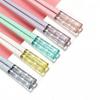 5 Pairs Multicolor Amber Sakura Chopsticks Non-Slip Japanese Chopsticks Portable Sushi Sticks  Ramen