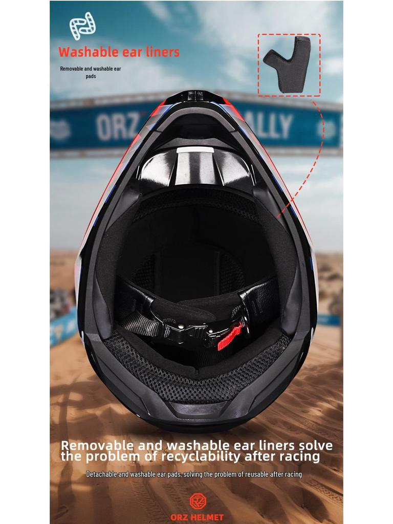 Orz Multi-Purpose Helmet for Off-road, Electric Bicycles, and Mountain Riding - Suitable for Children, Teenagers, Men, and Women.