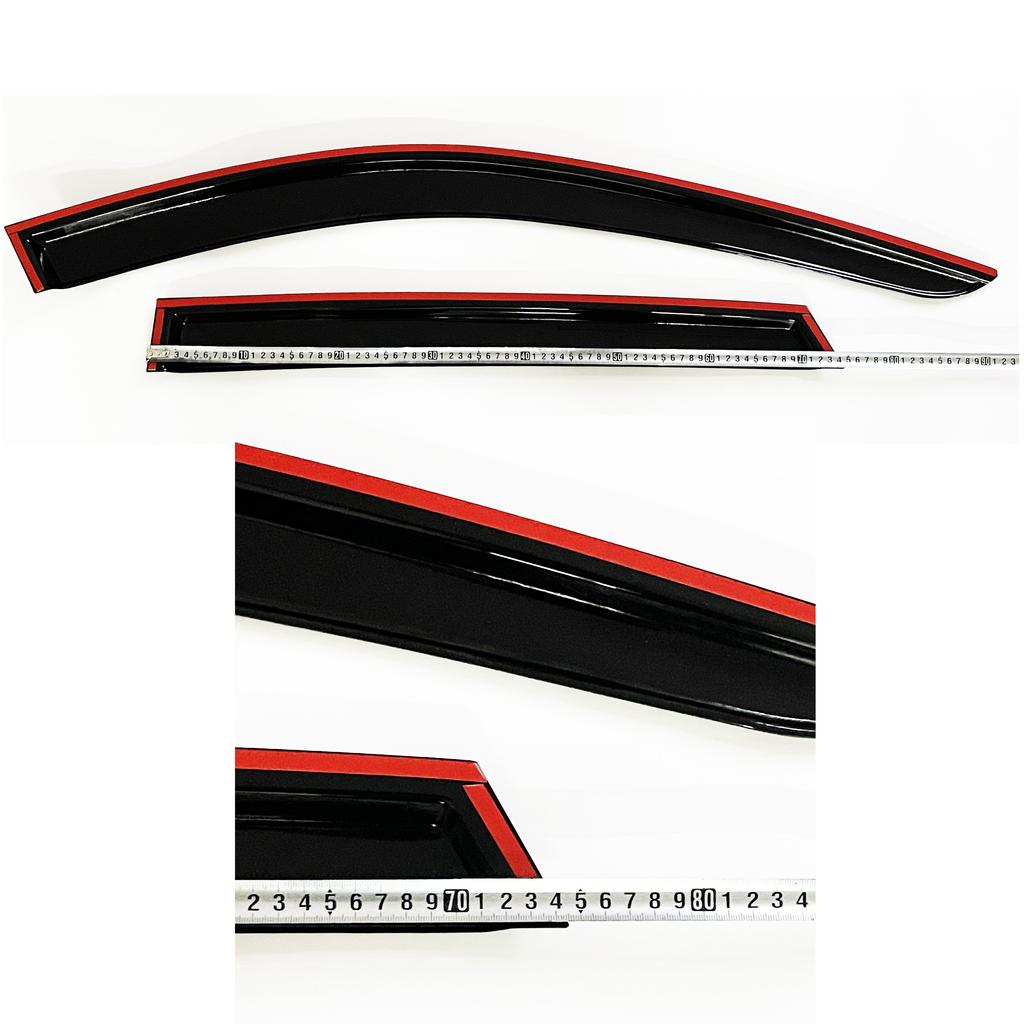 4 pcs of the latest model car window sunshade for Mazda CX-5 2017-2025 window visor rain guards window visors window rain guards