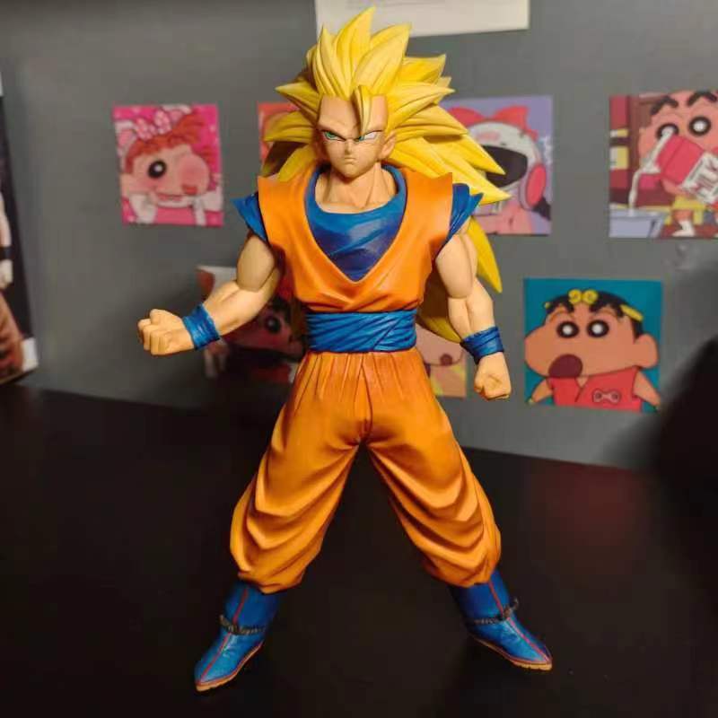 27cm Drogan Boll Z Son Gocool Ssj3 Figure Super Saiyan 3 Gocool Action Figures Pvc Statue Collection Model Toys For Children Gifts