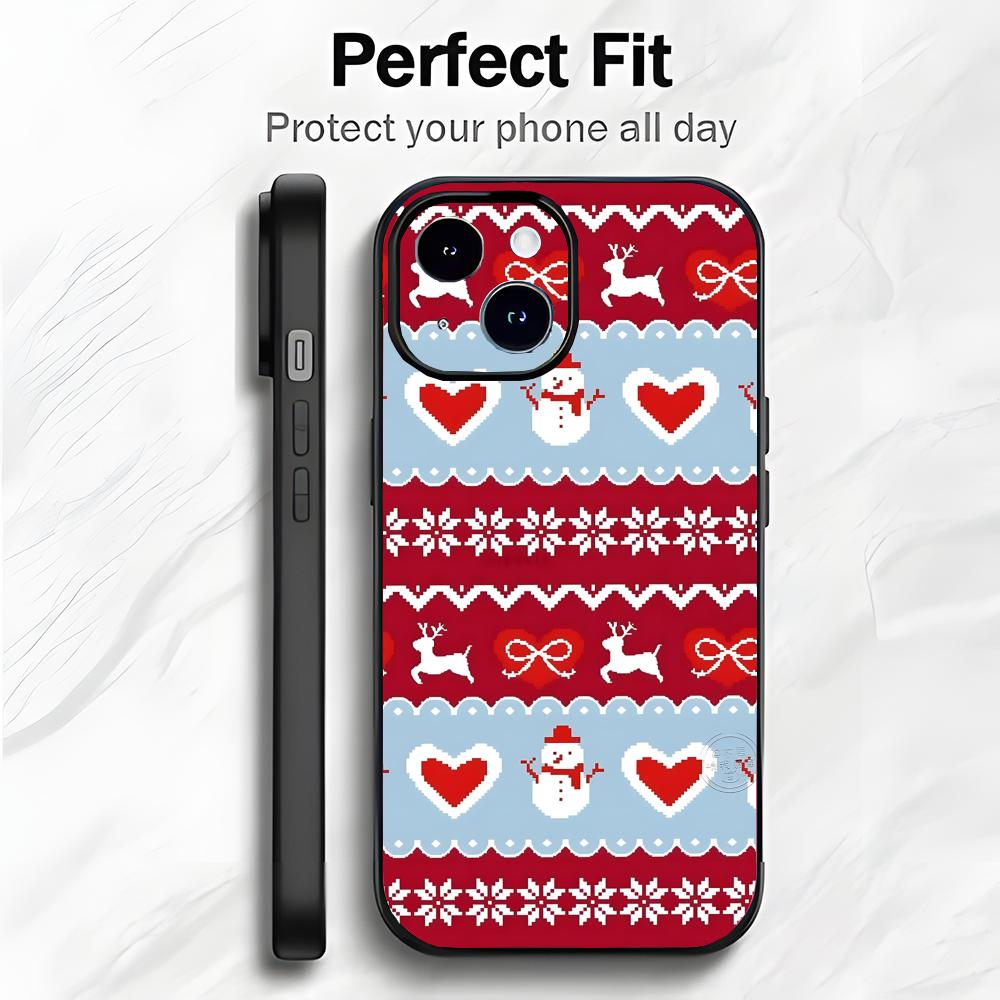 Anime Merry Christmas Art Phone Case Phone Case Soft Packaging Lightweight For iPhone17 16 15 14 13ProMax