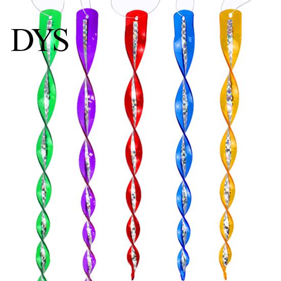 Anti Bird Rod 10Pcs Deterrent 360 Degree Rotation Garden Protection Vibrant Repellent Color Reflective Wind Spiral Tool for Orchard