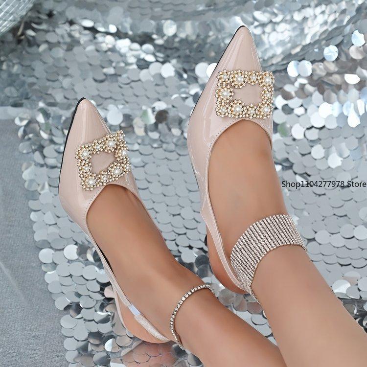 Mode 2025 Designer Damen Sandalen Elegant Büro Damen Schuhe Gladiatorsandalen Damen Stiletto Festkleid Pumps Tacones De Mujer