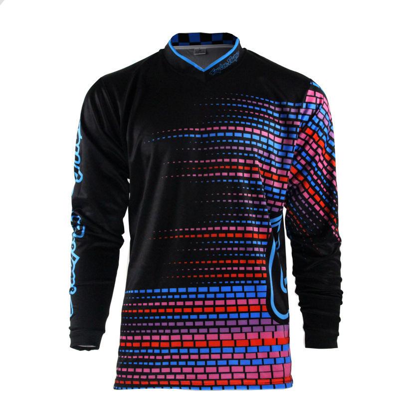 , off-road racing clothes, European and American sizes, loose version, long-sleeved T-shirt, quick-drying top, versatile and handsome