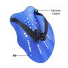 2pcs Swimmer Silicones Hand Paddles Webbed Swim Gloves Manacle Flippers for Underwater Maneuverability