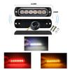 Universal Ultra-Thin 6LED Strobe Side Grille Light 12V/24V for Trucks