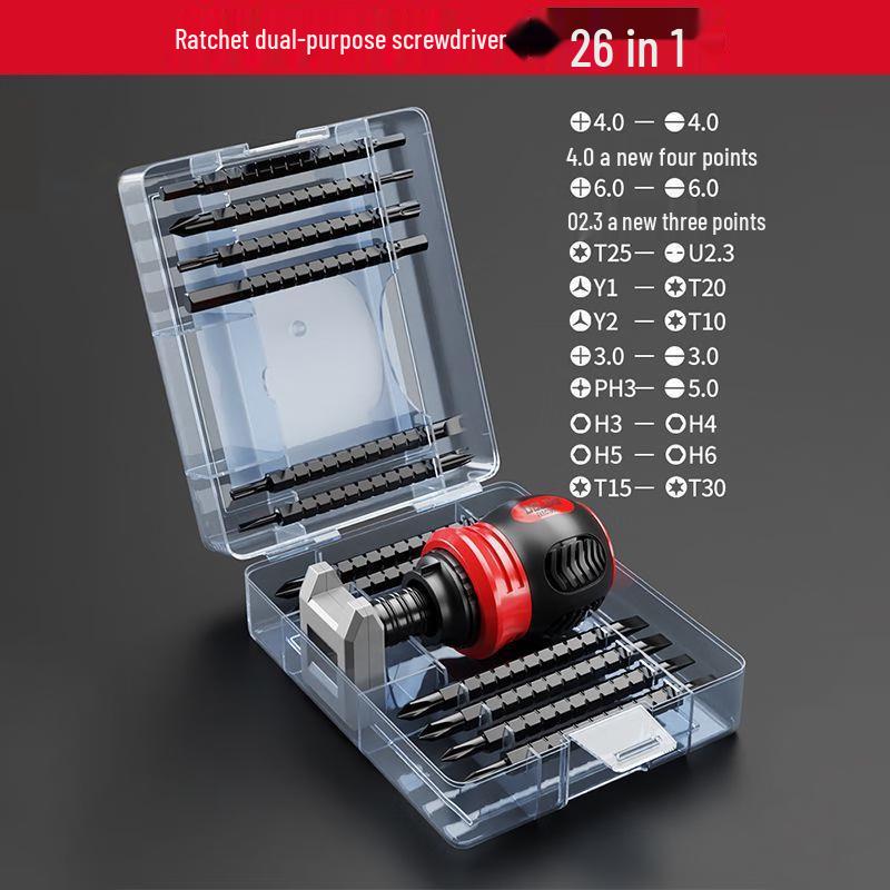Delixi 26-in-1 Ratchet Screwdriver Set