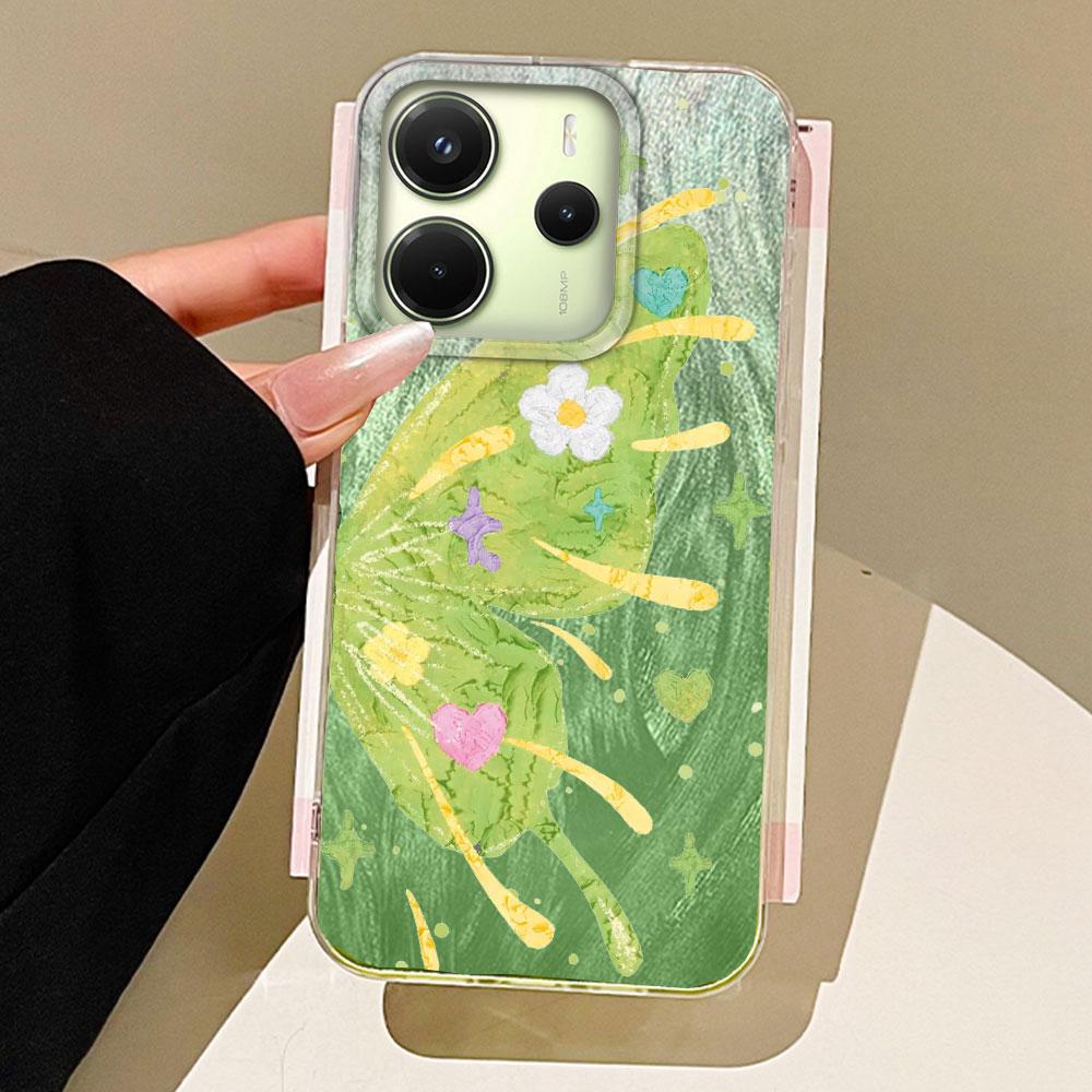 Cartoon Multicolor Butterfly Phone Case for Xiaomi 13T 14T Pro Redmi Note 14 13 Pro 13 13C A5 Poco A71 Shell Silicone Back Cover