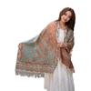 New women's scarf in bohemian style, suitable for travel in Yunnan and Dali, faux cashmere shawl, artistic and auspicious paisley cape