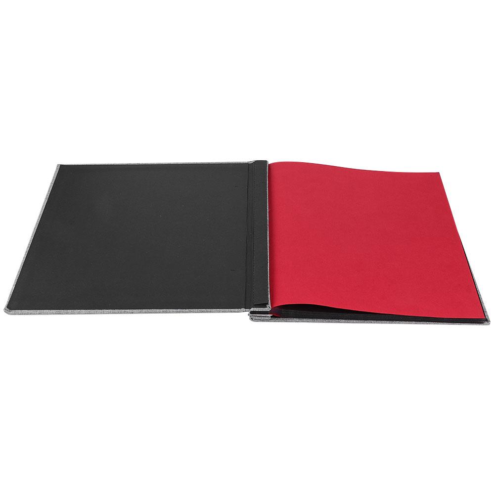 Einfacher Leinenbezug DIY Selbstklebendes Album Scrapbook Handgemacht Kreatives Handwerk 20 Seiten #5