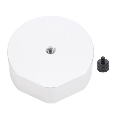 Mini Satellite Dish Tripod Mount Adapter Aluminum Alloy for 1 4in 20 and 3 8in 16 Threaded Enable Tripod Or Other