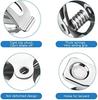 120 Pcs Greenhouse Clips, Garden Clips for Netting, Stainless Steel Greenhouse Clamps, Have a Strong Grip to Hold Down The Shade Cloth or Plant Cover