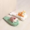 Cartoon Animal Safety Silicone Door Stop Stoppers Block Wedge Doorstops Home Office Door Rear Retainer Anti-collision Stop