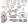 Troqueles de corte de jirafa de dibujos animados para scrapbooking, repujado de metal, moldes para manualidades de papel