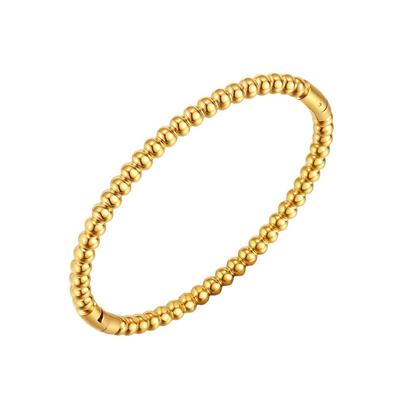 Stilvoll und Einfach Kaltwind Titanstahl Perlen Edelstahl Armband Damen