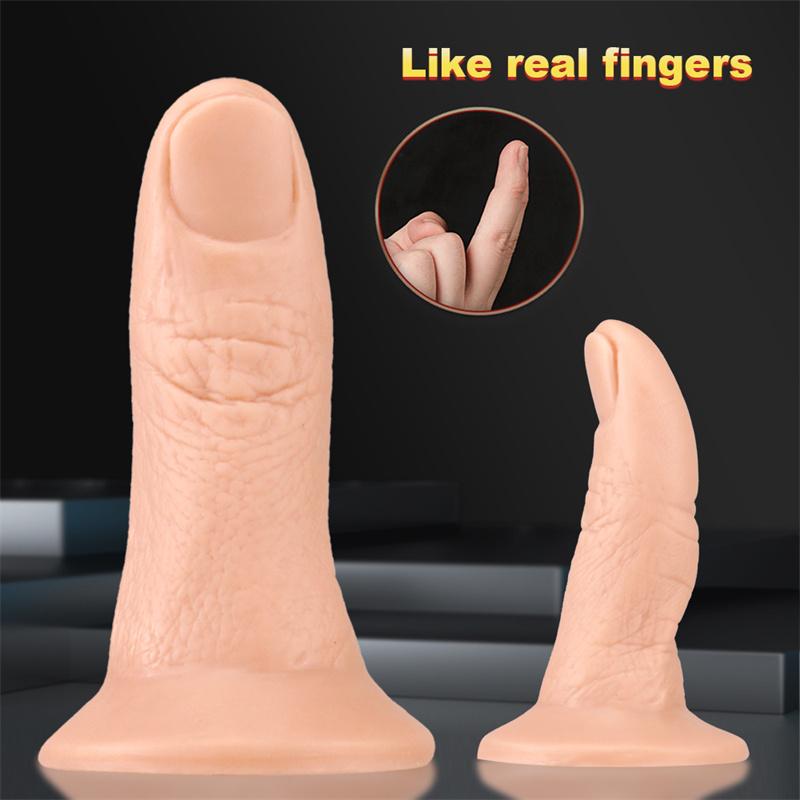 Kobiece urządzenie do masturbacji kciuka Symulacja Dildo Female Dildo Instrukcja Big Penis Adult Products