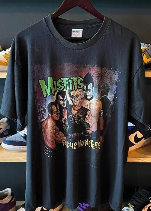 Famous Monsters Misfits Band 90s Rare Design Black Unisex T shirt Reprint S-5XL L