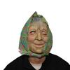 Grandma's Latex Headgear, Old Woman's Mask with Headscarf