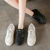 The 2025 New Spring and Autumn Retro White Sneakers, Thick-soled Sneaker Shoes, Versatile Ins Trendy Student Sneakers for Women