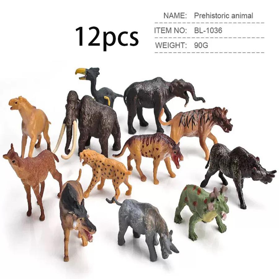 High-Quality 12Set -Mini High-Quality Small High-Quality Wild High-Quality Jungle High-Quality Zoo High-Quality Animal Construction set High-Quality Other