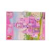 Xiao Luban Pink Dream Romantic Town Restaurant Model Building Set for Girls