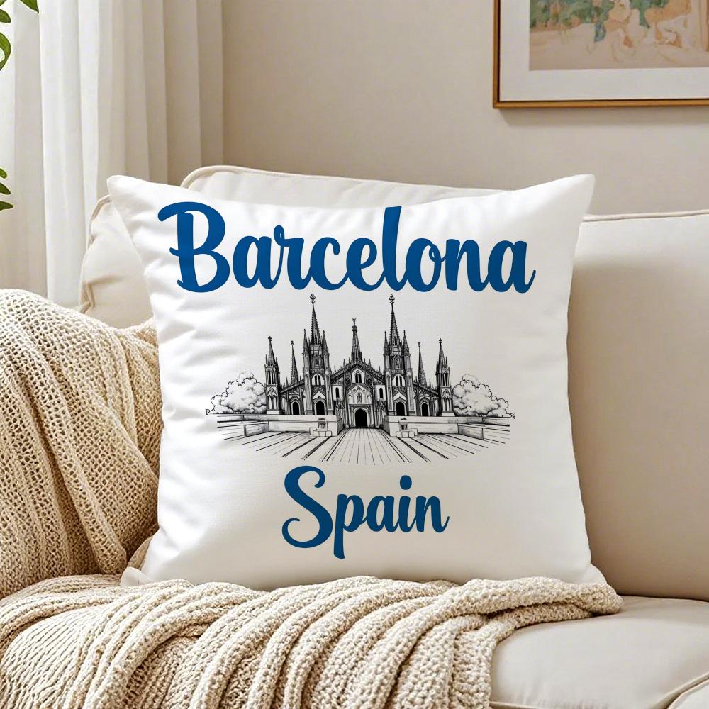 Fashionable Handpainted Minimalist Prints Cushion Cover Pillowcase Antidustmite Living Room Sofa Decor Cushion Room
