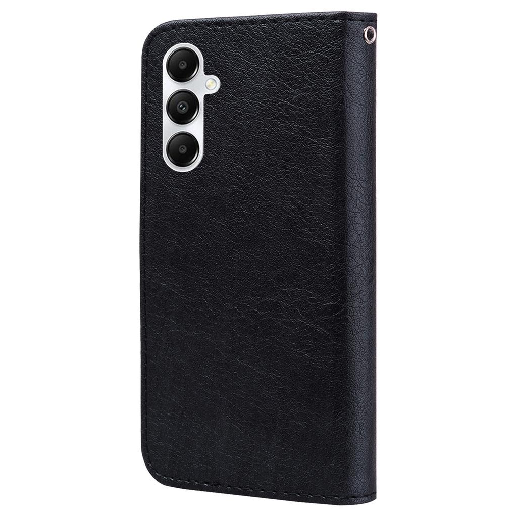 Für Samsung Galaxy A35 5G Handyhülle PU-Leder+TPU Sturzsichere Brieftaschenhülle