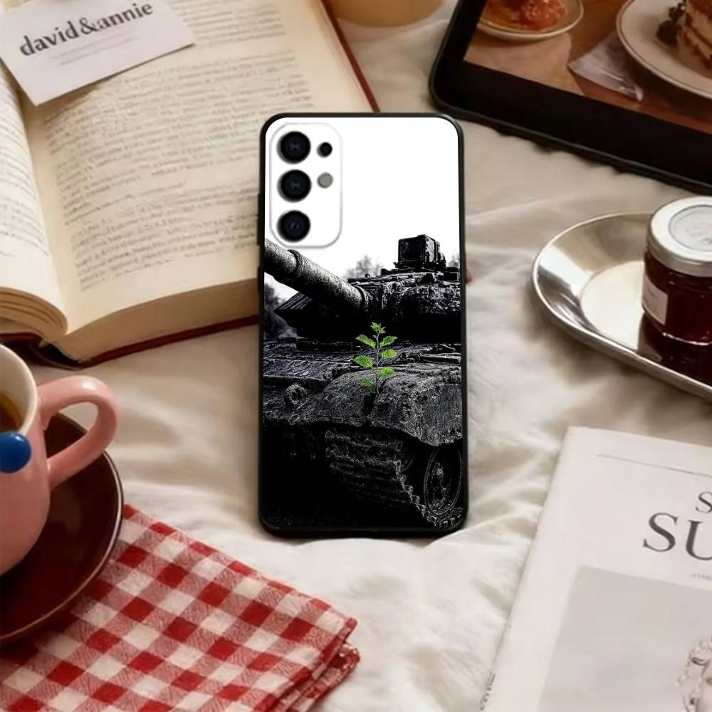 Heavy tank Phone Case For Samsung S25,S24,S21,S22,S23,S30,Ultra,S20,Plus,Fe,Lite,Note,10,Soft Black Cover